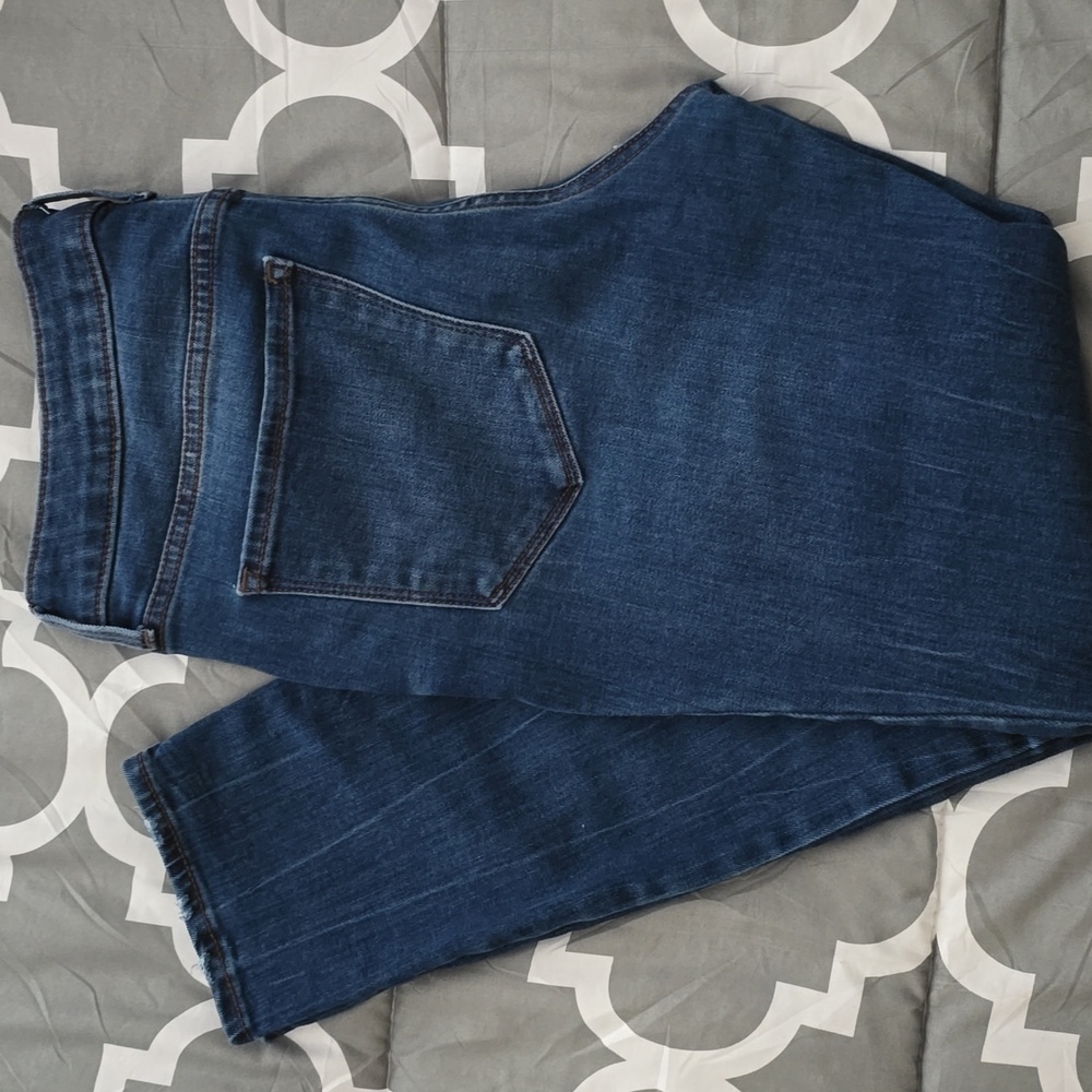 Old Navy, Pop Icon Blue Skinny Mid-rise Jeans Classic Denim Jeans, 10 Short